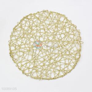 Wholesale Table Mat Decoration Golden Paper Placemat