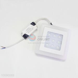 Top quality square subdivision control white/blue double color led panel light
