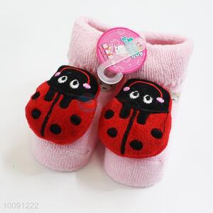 3D Ladybird Cotton Baby Sock/ Soft Baby Socks