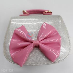 Fashion girl bow pu handbag/messenger bag