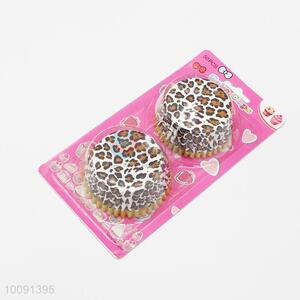 50Pcs Leopard Pattern Paper Cupcake Liners Mold Muffin Cases Cake Cups