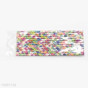 Multicolor Paper Straws Set In OPP Bag