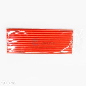 Red Paper Straws Set In OPP Bag