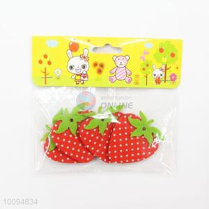 Cute non woven felt strawberry crafts for wholesale