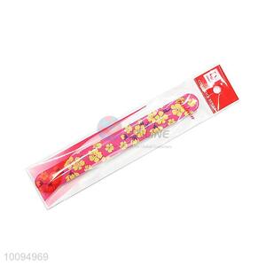 Flowers Printed Cosmetic Nail File/Buffer, Foam Beauty Tool from China