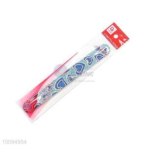 Latest Design Blue Disposable Nail File, Foam Buffer for Ladies