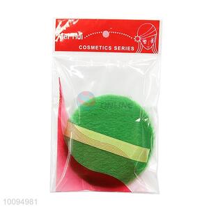 Hot Sale Green Round Powder Puff, Makeup Sponge for Girls