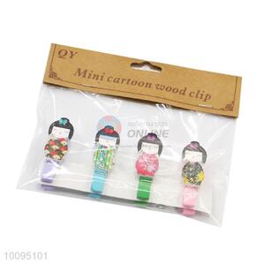 Cheap novel Wooden Clips Memo Clips Paper Clips