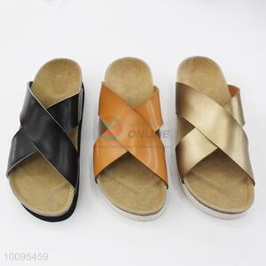 Summer crossed straps slippers