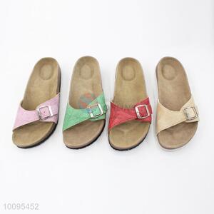 High quality summer buckle slippers