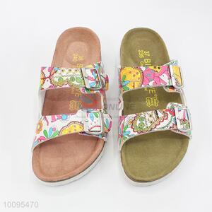 Summer comfortable two buckles slippers