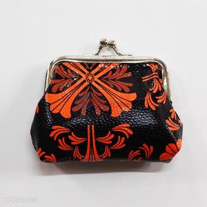 Orange Flower Coin Holder,Coin Pouch,Coin Purse