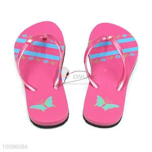 Competitive price PVC lady flat flip flops