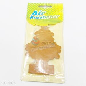 Yellow tree shaped air freshener/car freshener/car fragrance