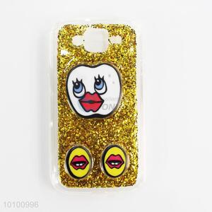 Gold bling <em>phone</em> <em>shell</em>/<em>phone</em> case with soft edge