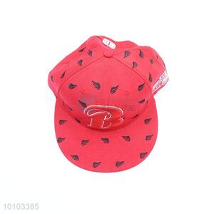 Wholesale red baseball peaked caps