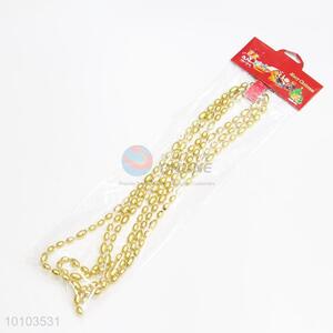 Fashion gold  pearl shaped beaded hang decoration for Christmas