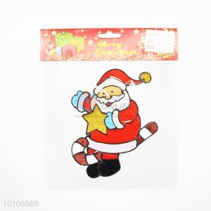 Cute Father Christmas Decoration With Red&White Walking Stick