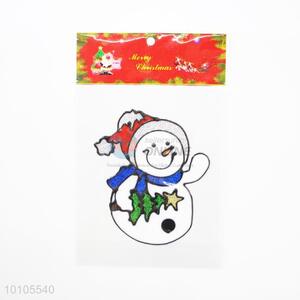 Cute Red Hat Smile Face Snowman Christmas Decoration