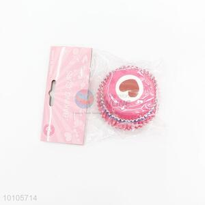 Heart printed paper baking cup wrapper for cake