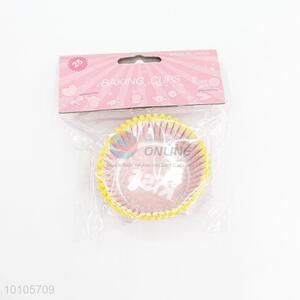 Lovely kiss printed paper cupcake baking cups