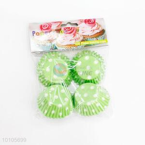 Green cupcake wrapper paper cake cups for wedding decoration
