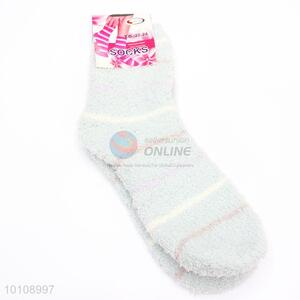 New arrival grey velvet socks