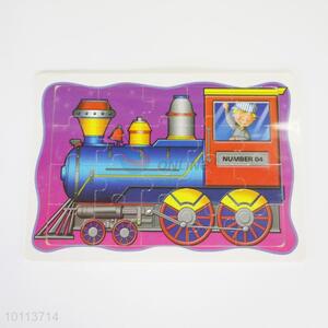 Fashion design steam train children puzzle