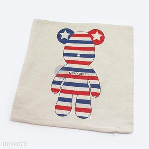 Striped Bear Cushion Cover/Pillowcase/Pillowslip For Promotion