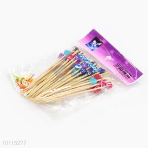 Top Quality Bamboo Toothpicks/Fruit Picks Set