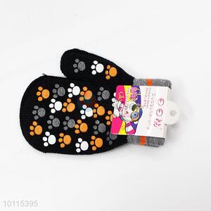 Wholesale custom acrylic jacquard children gloves