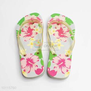 Flower Pattern Women's Slipper/Beach Slipper/Flip Flop Slippers