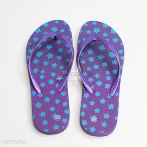 Star Pattern Purple Women's Slipper/Beach Slipper/Flip Flop Slippers