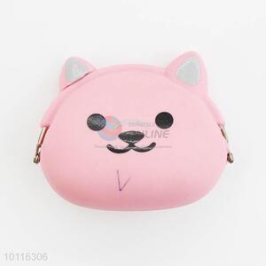 Pink Bear Shaped Silicone Coin Purse,Coin Holder,Coin Pouch