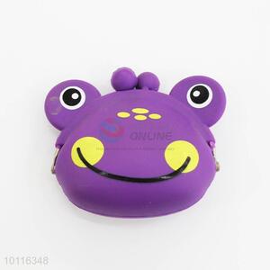 Purple Frog Silicone Coin Purse,Coin Holder,Coin Pouch