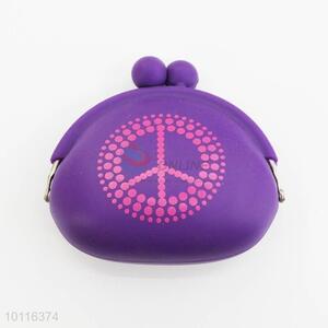 Dark Purple Silicone Coin Purse,Coin Holder,Coin Pouch