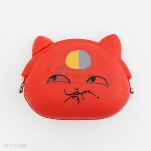 Red Silicone Coin Purse,Coin Holder,Coin Pouch