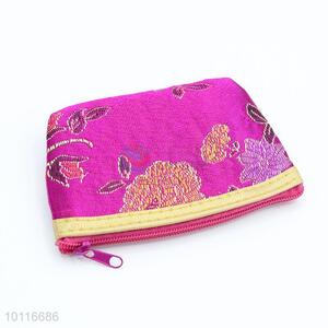 Good quality fashion design floral coin purse/coin case