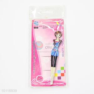 Pretty Cute Girl Shaped Stainless Steel Eyebrow Tweezer