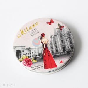 Beautify Lady Printed Round Makeup Mirror/Cosmetic Mirror for Girls