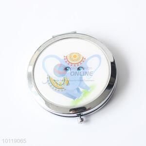 Portable Cute Elephant Design Round Makeup Mirror/Cosmetic Mirror for Girls