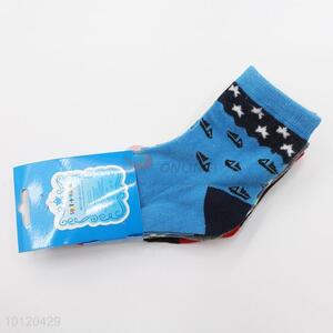 New Design Soft Kids Socks with Jacquard Pattern