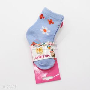 Anti-slip Kids Socks with Knitting Patterns for Promotion