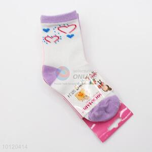 Wholesale Cheap Anti-slip Kids Socks with Knitting Patterns