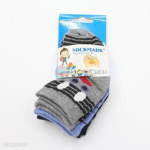 New Arrival Jacquard Knitted Comfortable Socks for Kids