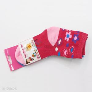 Super Quality Soft Kids Socks with Jacquard Pattern
