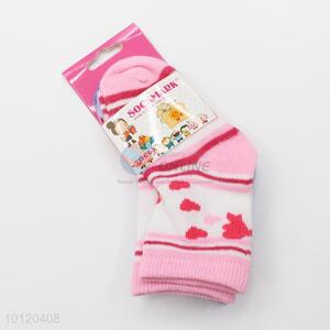 Factory Price Anti-slip Kids Socks with Knitting Patterns