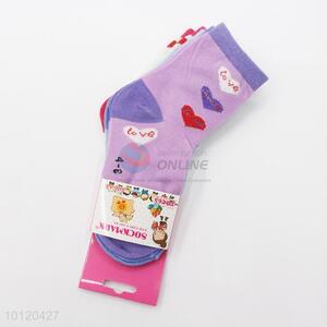 Factory Price Soft Kids Socks with Jacquard Pattern