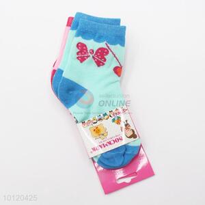 Best Selling Soft Kids Socks with Jacquard Pattern