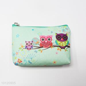 Promotional Owl Printed Rectangular Cosmetic Bag
